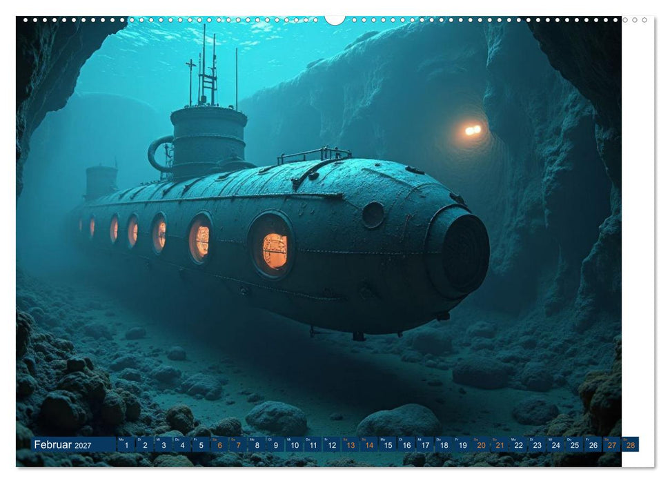 Unterwasserwelten - U-Boote (CALVENDO Wandkalender 2027)