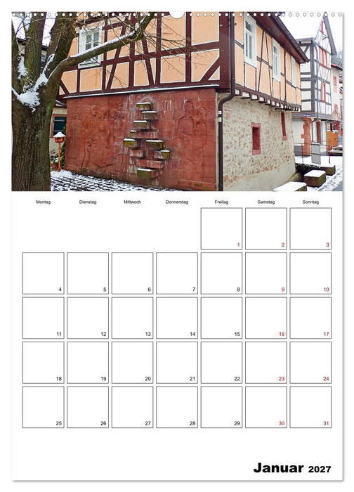 Weinheim an der Bergstraße Planer (CALVENDO Wandkalender 2027)