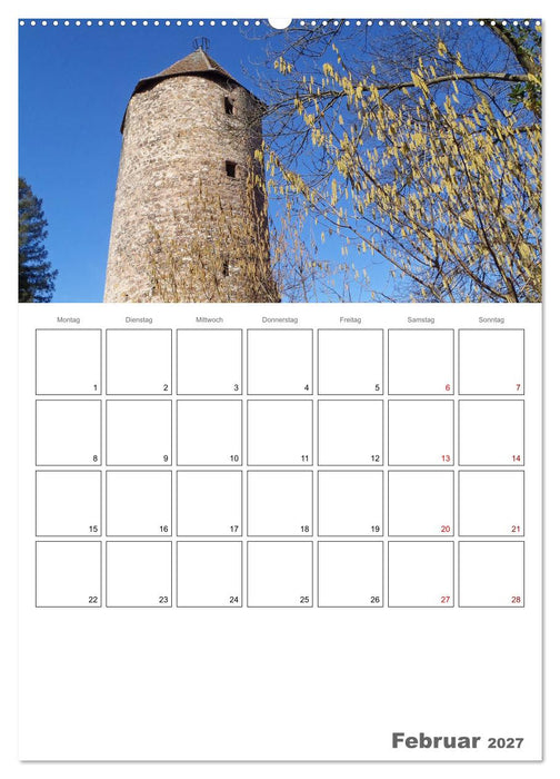 Weinheim an der Bergstraße Planer (CALVENDO Wandkalender 2027)