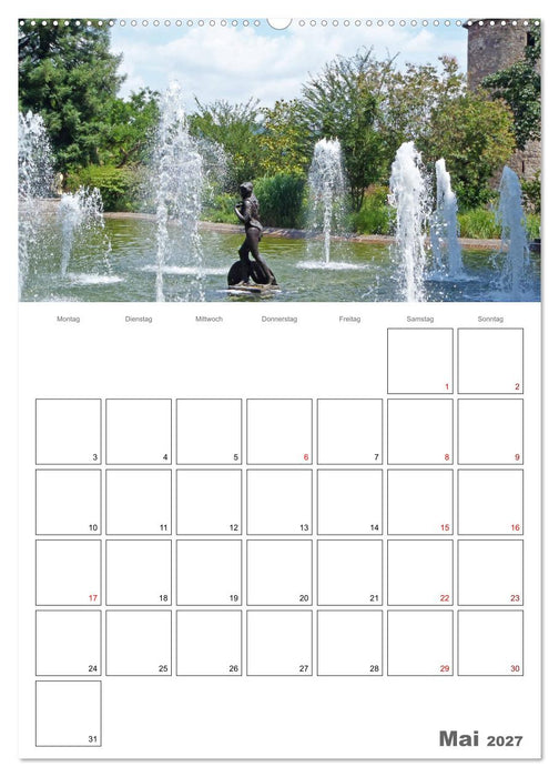 Weinheim an der Bergstraße Planer (CALVENDO Wandkalender 2027)