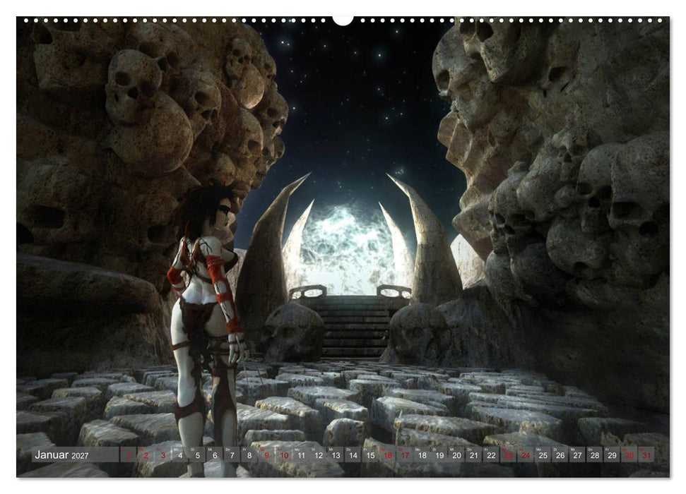 Helden, Drachen und Magie (CALVENDO Wandkalender 2027)