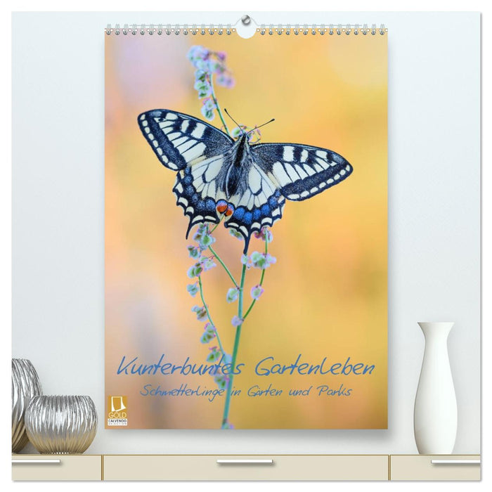 Kunterbuntes Gartenleben - Schmetterlinge in Gärten und Parks (CALVENDO Premium Wandkalender 2027)