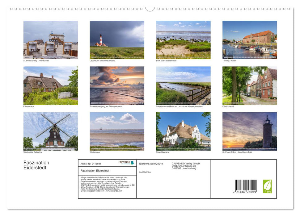 Faszination Eiderstedt (CALVENDO Premium Wandkalender 2027)