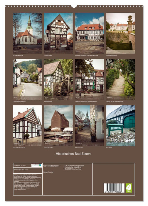 Historisches Bad Essen (CALVENDO Premium Wandkalender 2027)