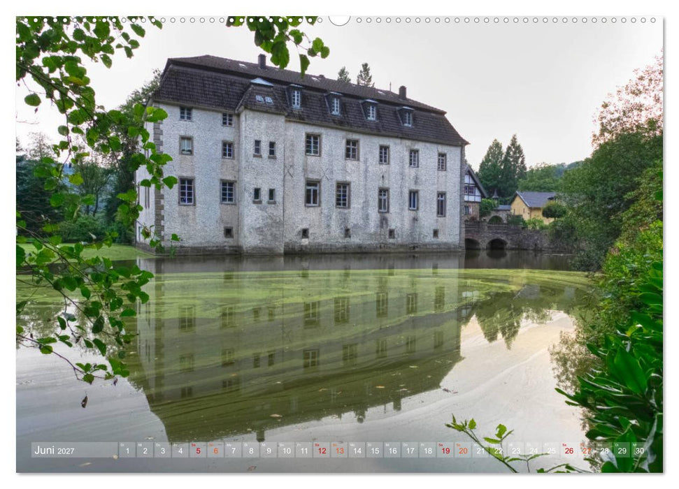 Burgen, Schlösser, Herrenhäuser im Bergischen Land (CALVENDO Premium Wandkalender 2027)