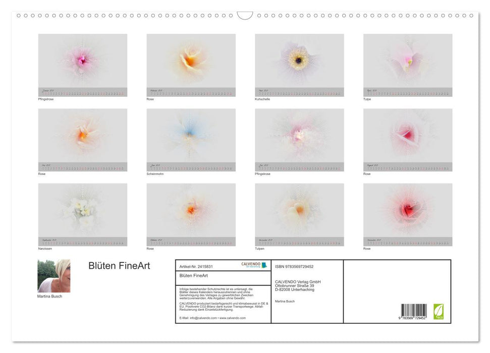Blüten FineArt (CALVENDO Wandkalender 2027)