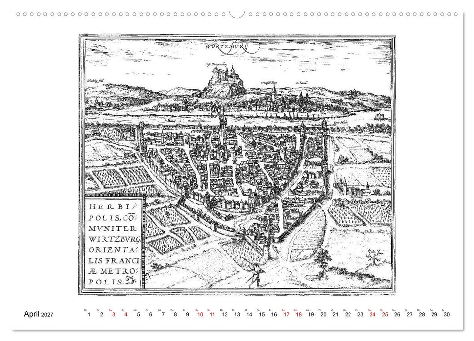 Würzburg in alten Bildern (CALVENDO Premium Wandkalender 2027)