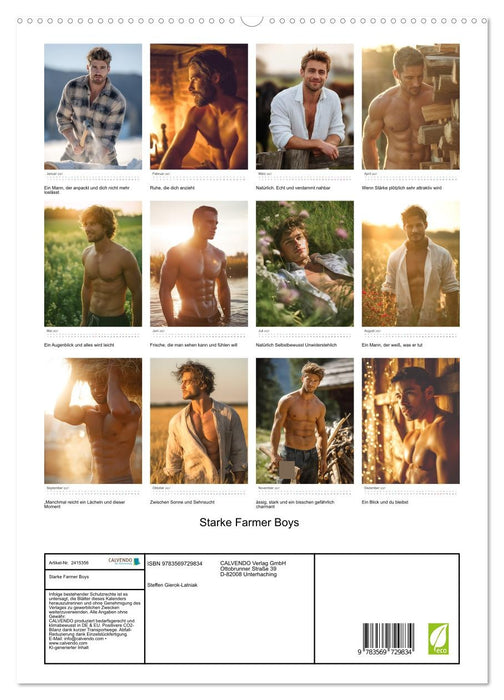 Starke Farmer Boys (CALVENDO Premium Wandkalender 2027)