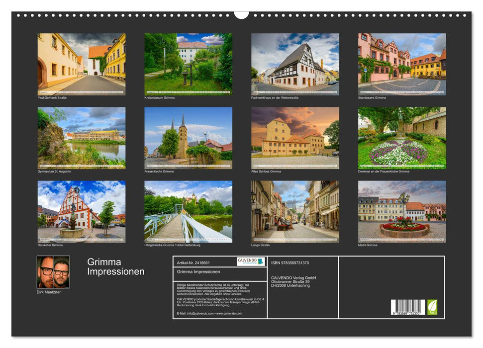 Grimma Impressionen (CALVENDO Wandkalender 2027)