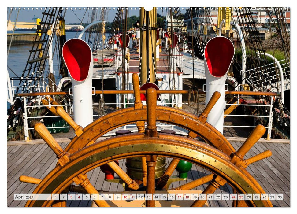 Letztes deutsches Vollschiff DAS SCHULSCHIFF DEUTSCHLAND (CALVENDO Premium Wandkalender 2027)