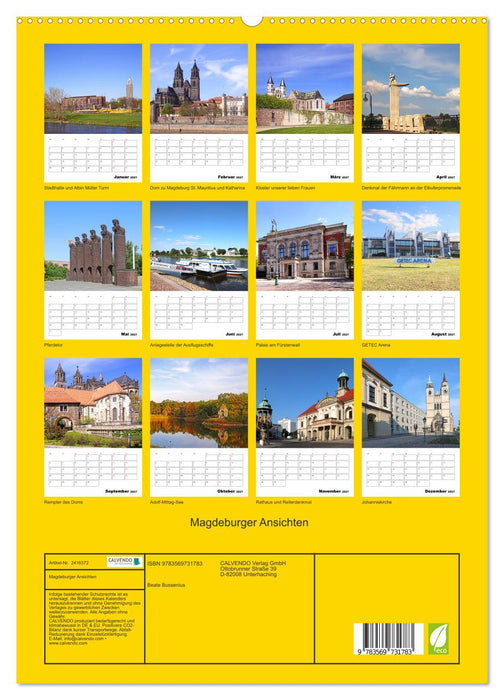 Magdeburger Ansichten (CALVENDO Premium Wandkalender 2027)