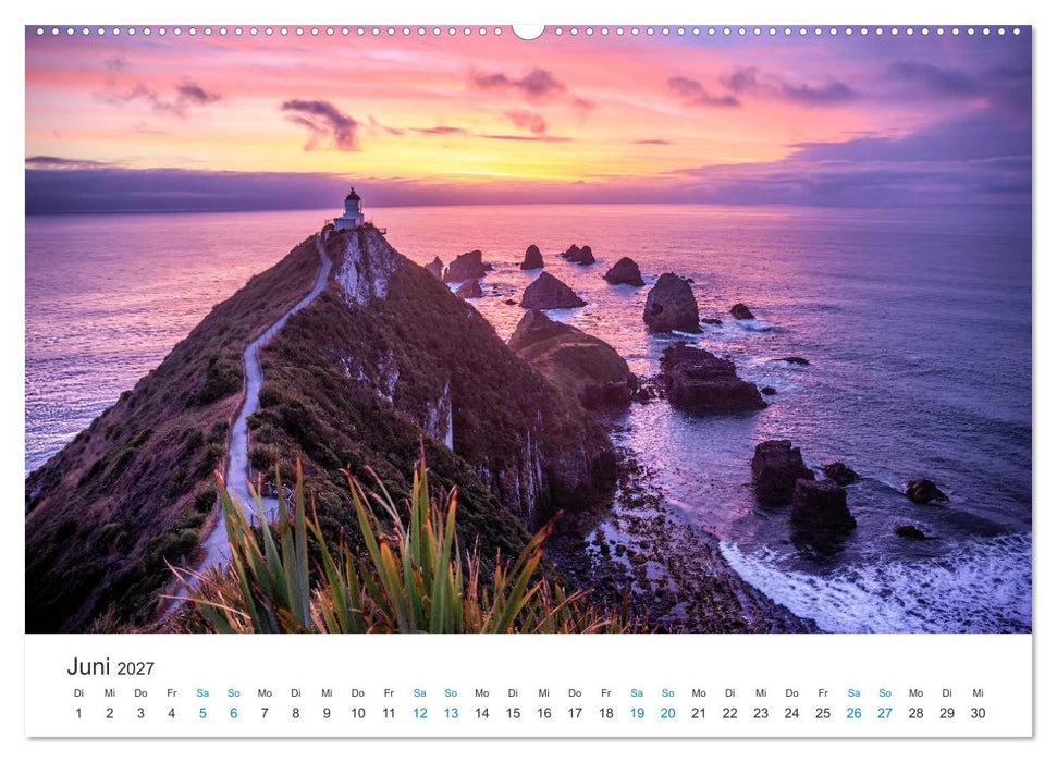 Neuseelands Leuchttürme (CALVENDO Premium Wandkalender 2027)