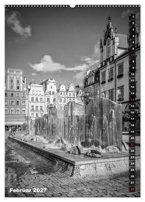 BRESLAU SCHWARZWEIß (CALVENDO Premium Wandkalender 2027)