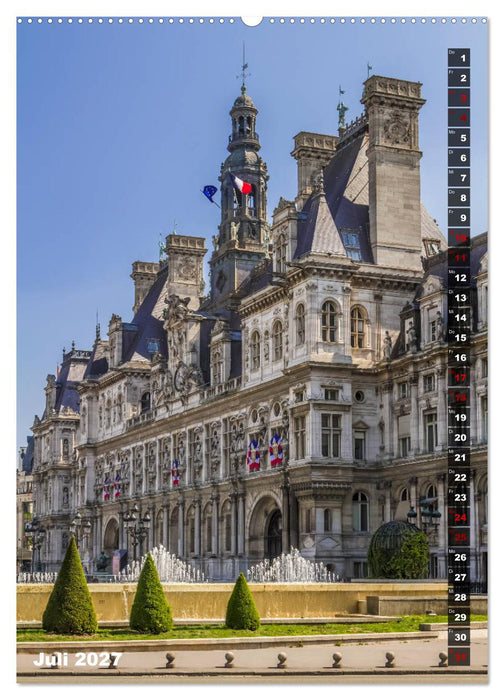 PARIS Stadtspaziergang (CALVENDO Premium Wandkalender 2027)