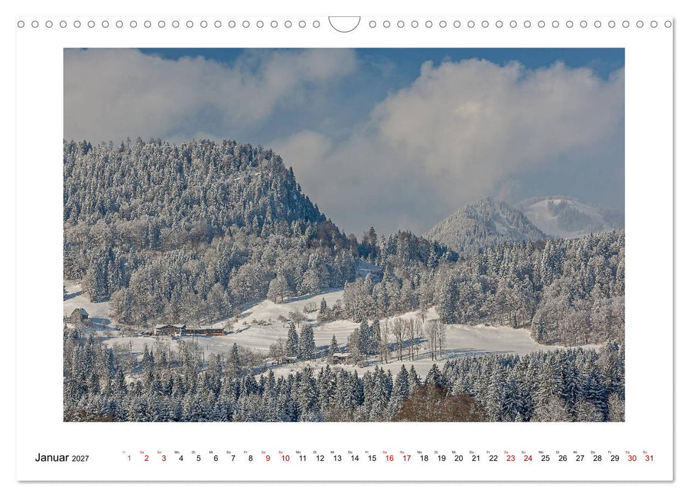 Naturwunder Bergwelt Fellhorn und Hörnergruppe (CALVENDO Wandkalender 2027)