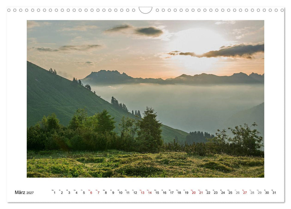 Naturwunder Bergwelt Fellhorn und Hörnergruppe (CALVENDO Wandkalender 2027)
