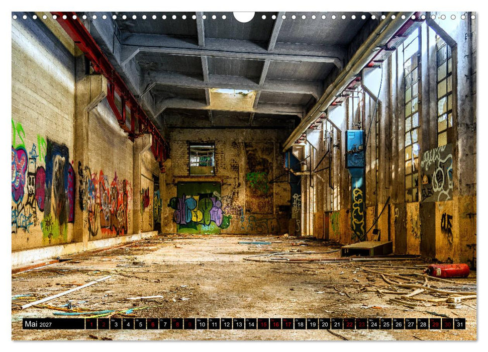 Lost Places Graffiti (CALVENDO Wandkalender 2027)