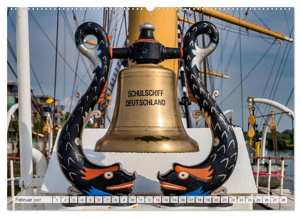 Letztes deutsches Vollschiff DAS SCHULSCHIFF DEUTSCHLAND (CALVENDO Wandkalender 2027)