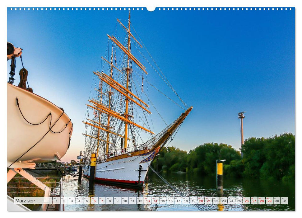 Letztes deutsches Vollschiff DAS SCHULSCHIFF DEUTSCHLAND (CALVENDO Wandkalender 2027)