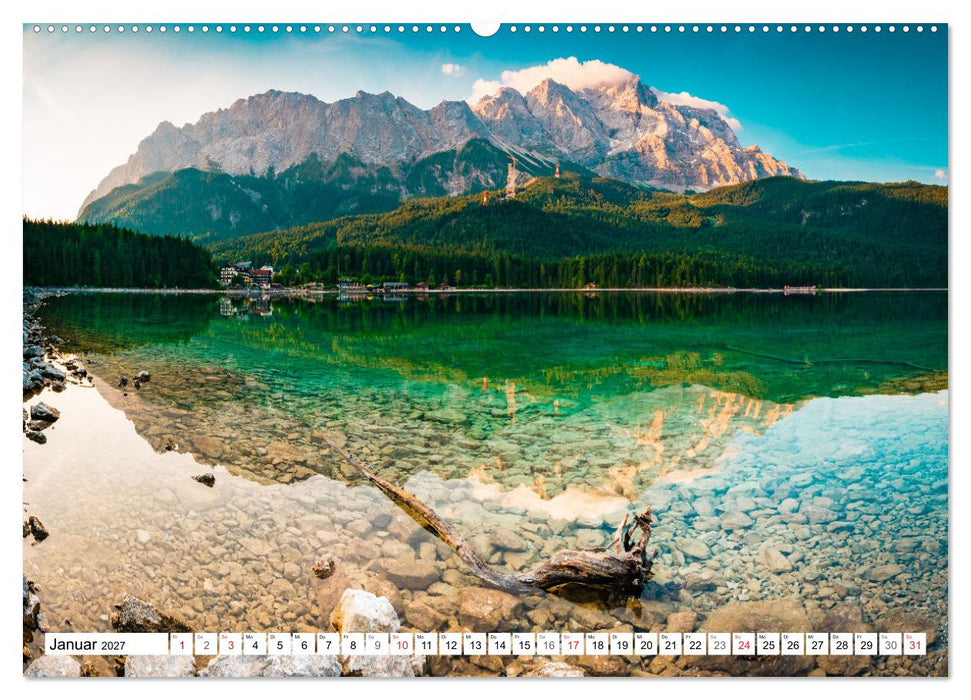 Ein Sommer in den Bayerischen Alpen (CALVENDO Wandkalender 2027)