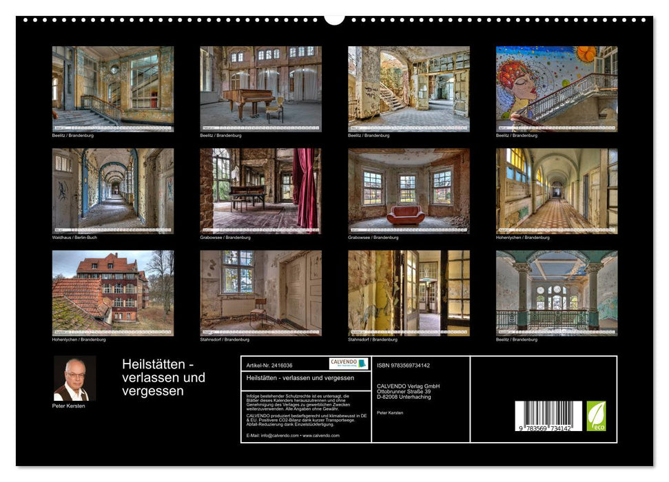Heilstätten - verlassen und vergessen (CALVENDO Premium Wandkalender 2027)