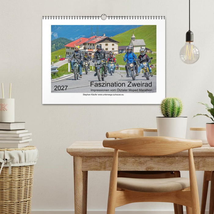 Faszination Zweirad - Impressionen vom Ötztaler Moped Marathon (CALVENDO Wandkalender 2027)
