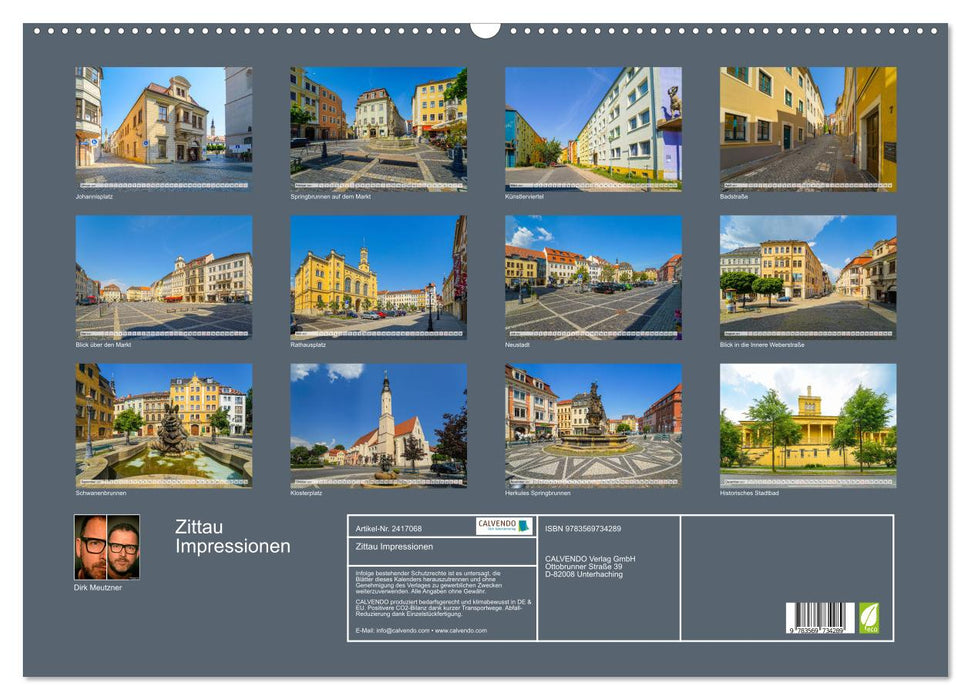 Zittau Impressionen (CALVENDO Wandkalender 2027)