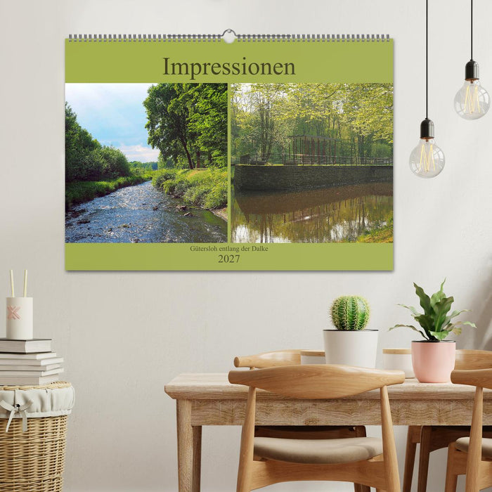 Impressionen - Gütersloh entlang der Dalke (CALVENDO Wandkalender 2027)