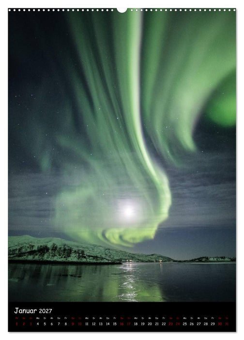 Polarlichtkalender (CALVENDO Premium Wandkalender 2027)