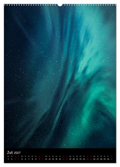 Polarlichtkalender (CALVENDO Premium Wandkalender 2027)