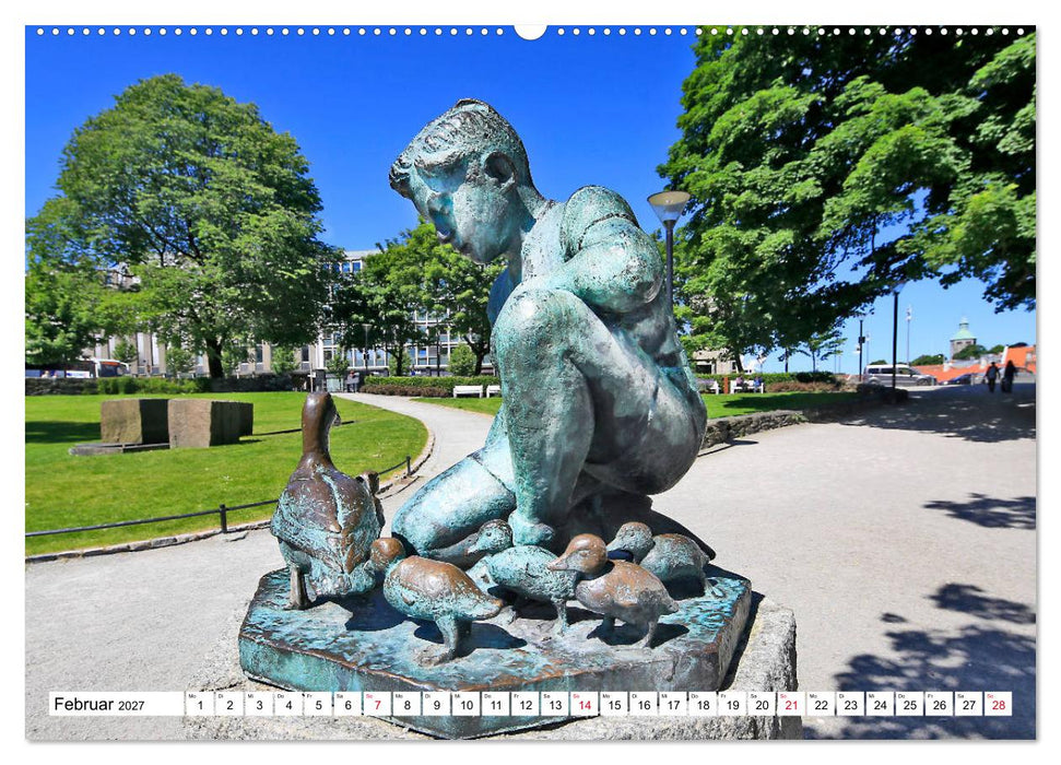 Sommer in Stavanger vom Frankfurter Taxifahrer Petrus Bodenstaff (CALVENDO Wandkalender 2027)
