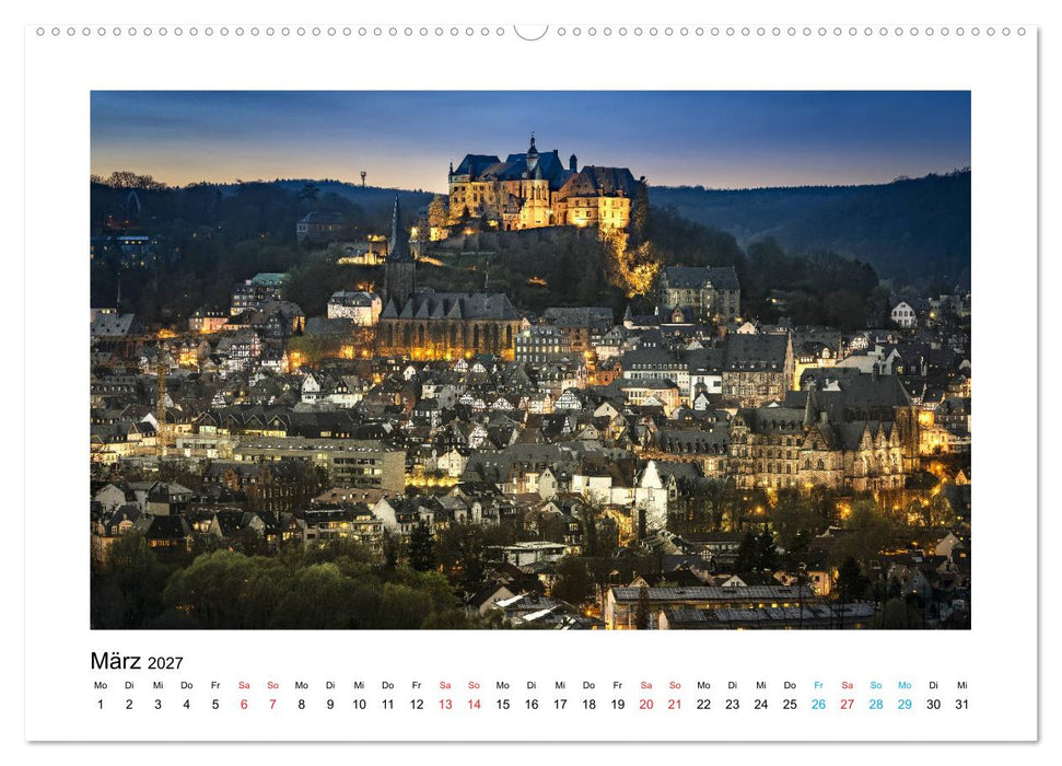 Marburg an der Lahn - ein Jahr in Bildern (CALVENDO Premium Wandkalender 2027)