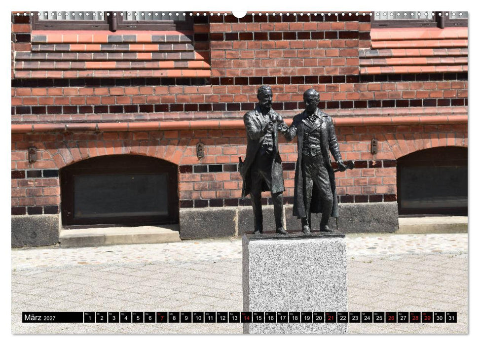 Grabow - Fachwerkstadt an der Elde (CALVENDO Premium Wandkalender 2027)