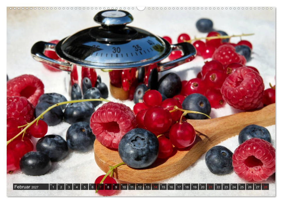 Superfood Blaubeere. Ich esse gerne Heidelbeeren! (CALVENDO Premium Wandkalender 2027)