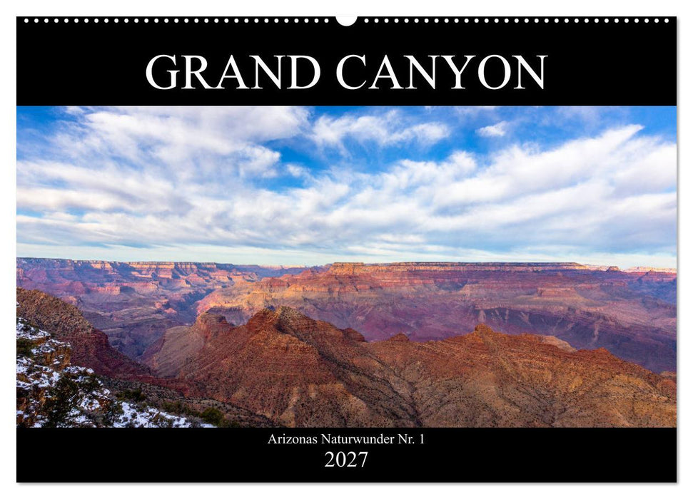 GRAND CANYON - Einblicke (CALVENDO Wandkalender 2027)