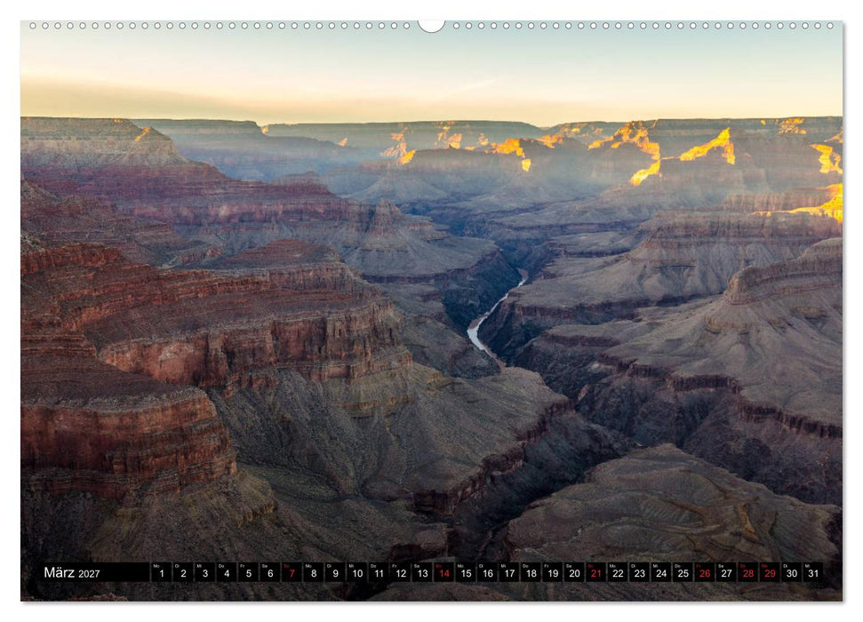 GRAND CANYON - Einblicke (CALVENDO Wandkalender 2027)