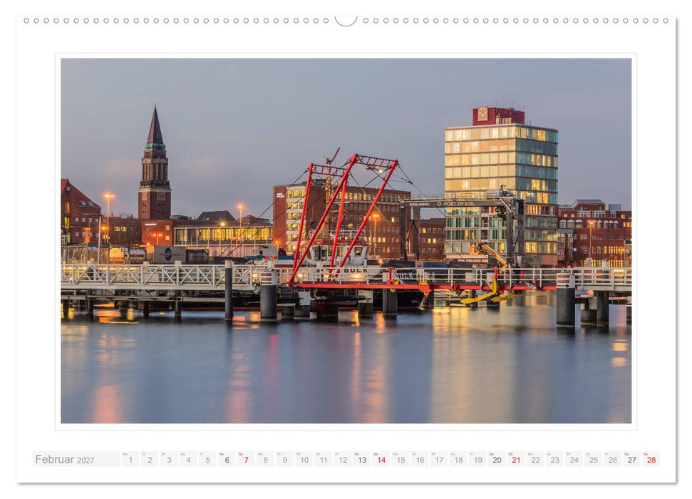 Schleswig-Holstein - über Stadt und Land (CALVENDO Wandkalender 2027)