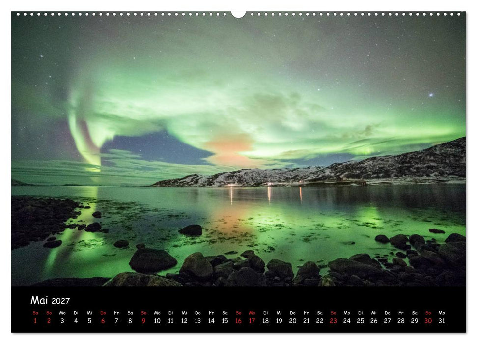 Nordlichtkalender (CALVENDO Premium Wandkalender 2027)