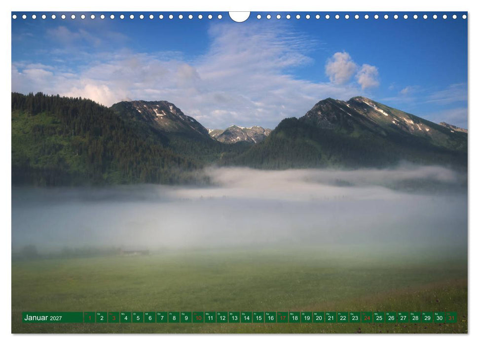 Tannheim und das Tal (CALVENDO Wandkalender 2027)
