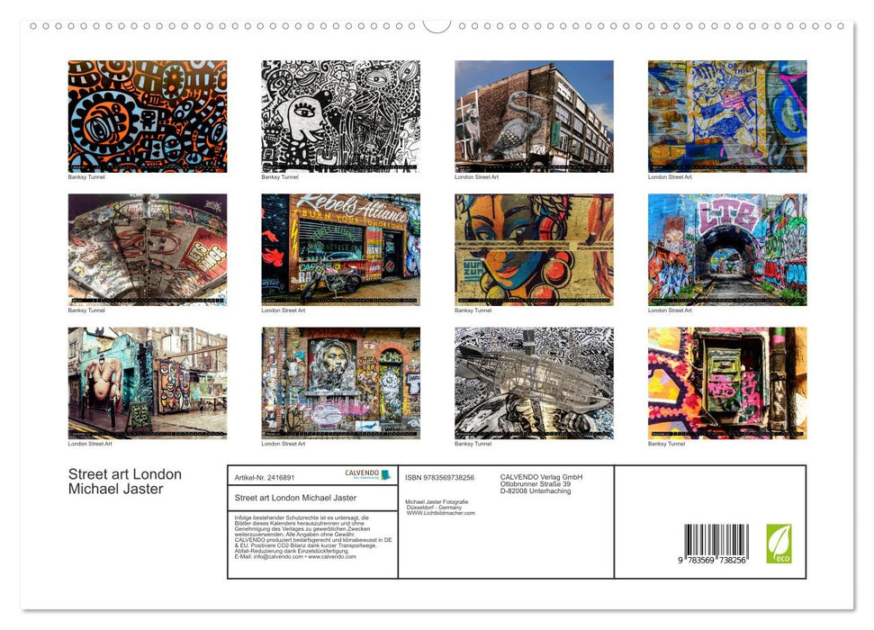 Street art London Michael Jaster (CALVENDO Premium Wandkalender 2027)