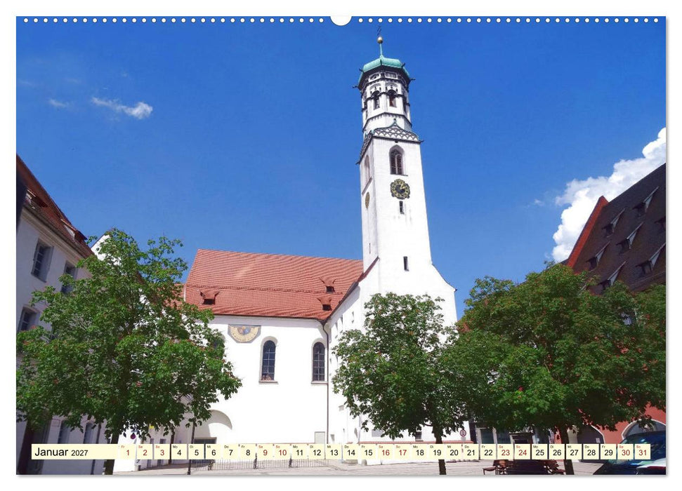 Unterwegs in Memmingen (CALVENDO Wandkalender 2027)