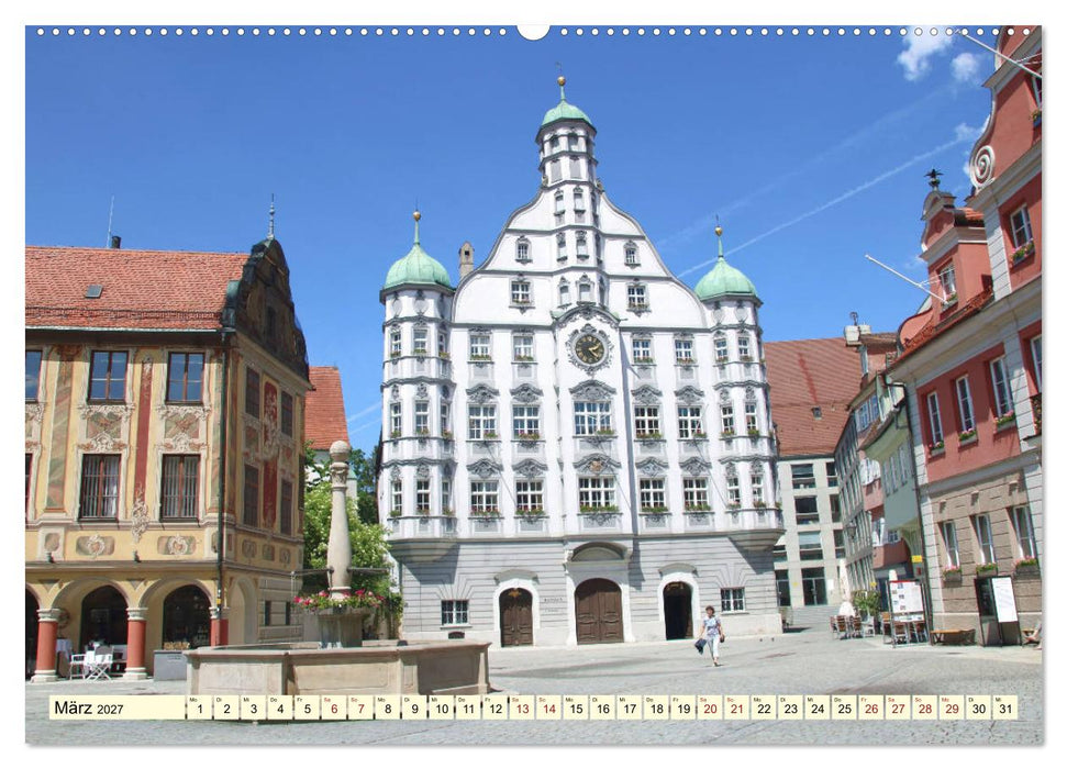 Unterwegs in Memmingen (CALVENDO Wandkalender 2027)