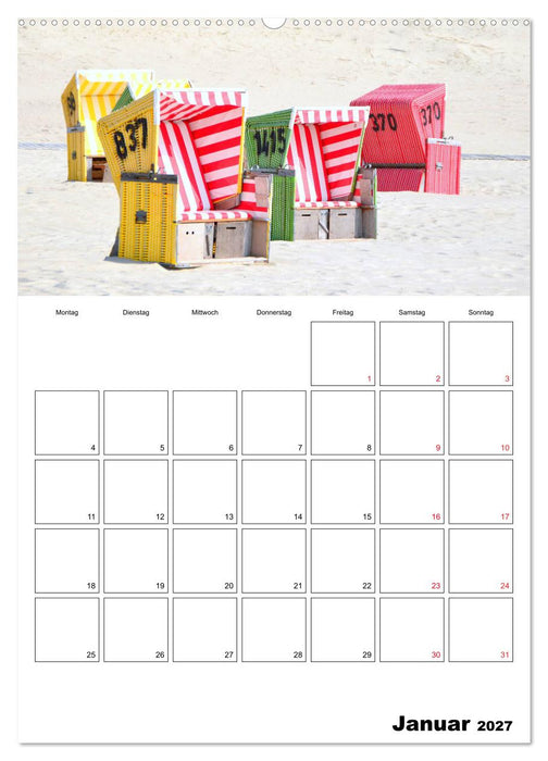 Langeoog - eine Trauminsel (CALVENDO Premium Wandkalender 2027)
