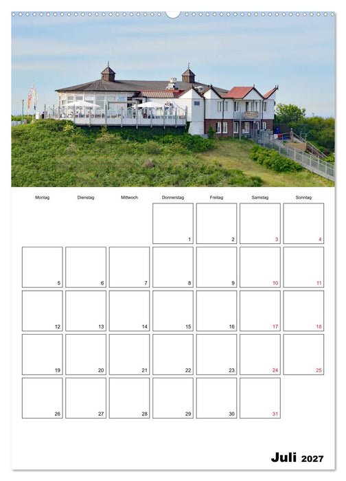 Langeoog - eine Trauminsel (CALVENDO Premium Wandkalender 2027)