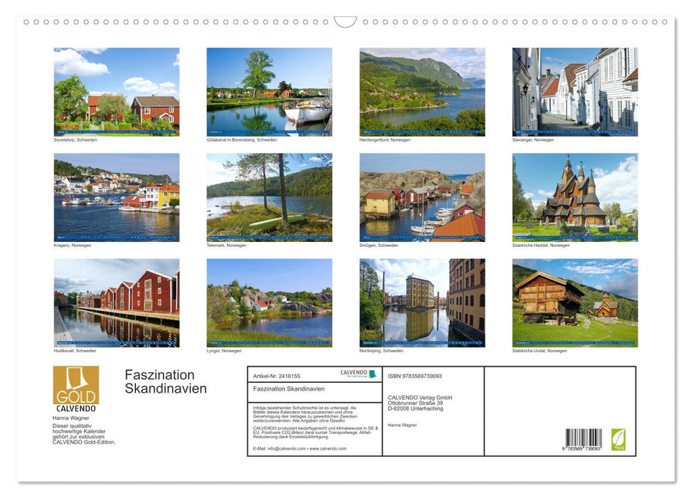 Faszination Skandinavien (CALVENDO Wandkalender 2027)