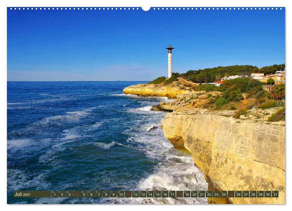 Costa de Ponent - Unterwegs zwischen Barcelona und Tarragona (CALVENDO Premium Wandkalender 2027)