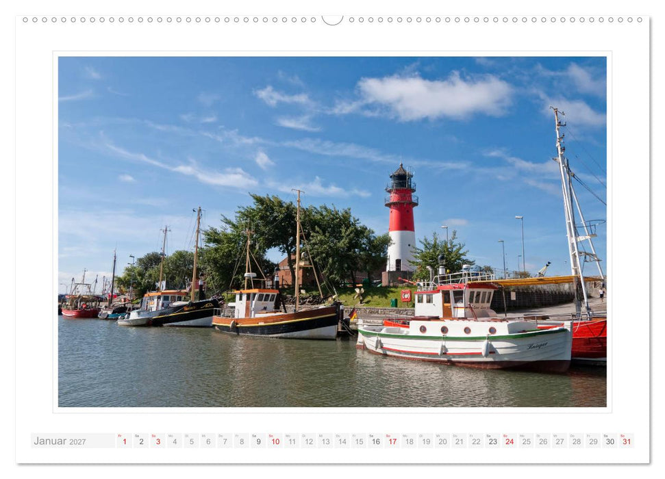 Schleswig-Holstein - über Stadt und Land (CALVENDO Premium Wandkalender 2027)