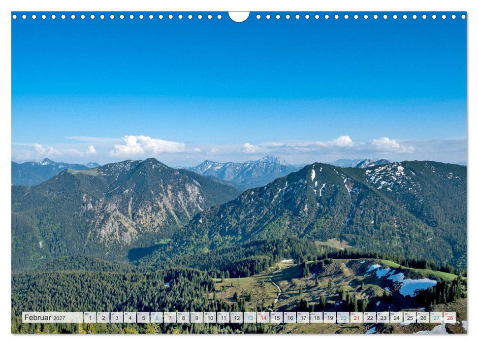 Sehnsuchtsziel Berge - Unterwegs in den Bergwelt rund um München (CALVENDO Wandkalender 2027)