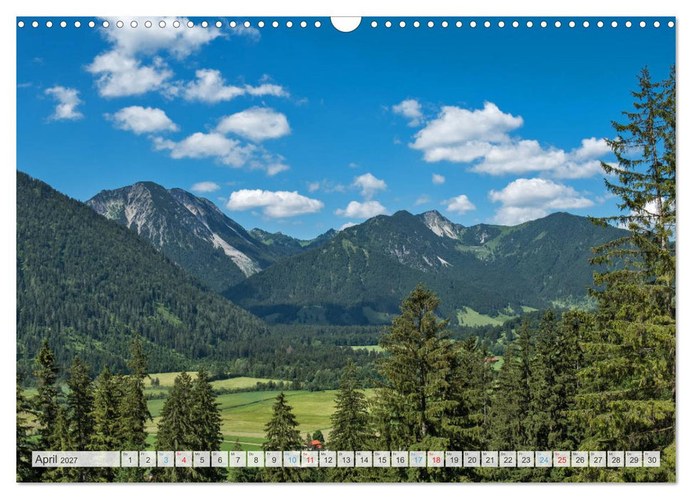 Sehnsuchtsziel Berge - Unterwegs in den Bergwelt rund um München (CALVENDO Wandkalender 2027)