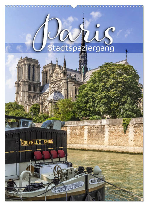 PARIS Stadtspaziergang (CALVENDO Wandkalender 2027)